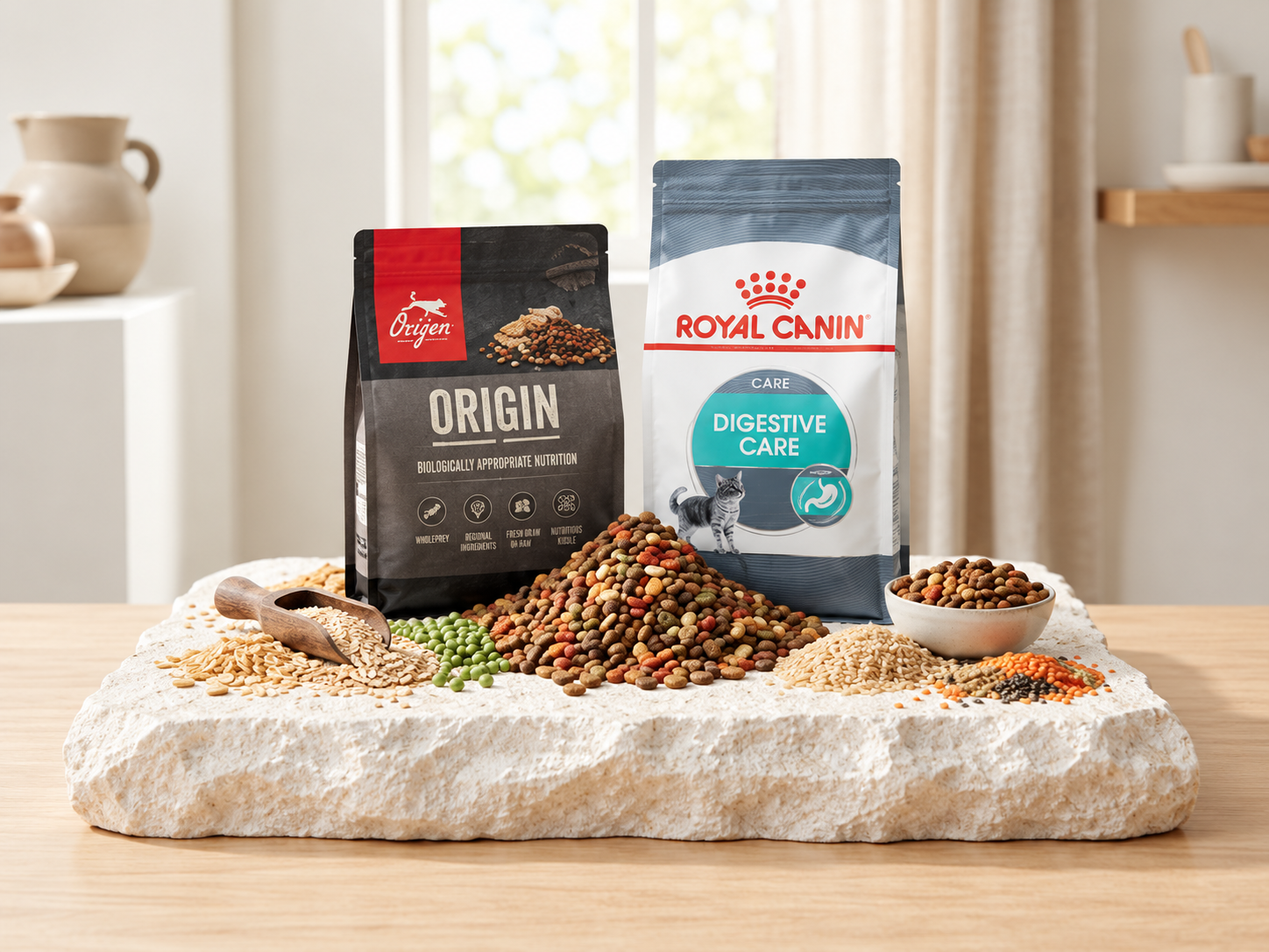 Specialized pet food selection